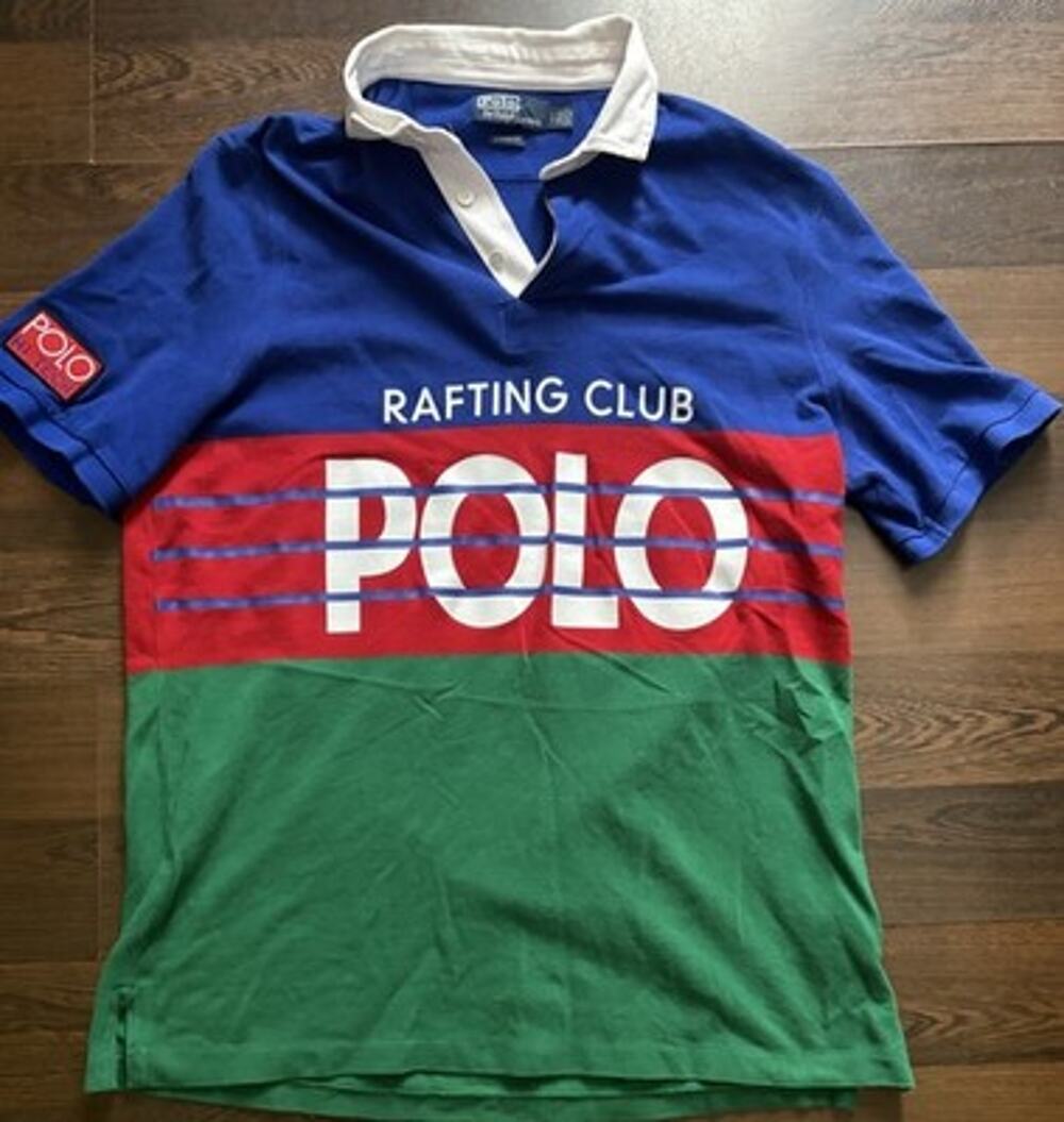 Polo Ralph Lauren Hi Tech Rafting Club Polo Shirt Mens L